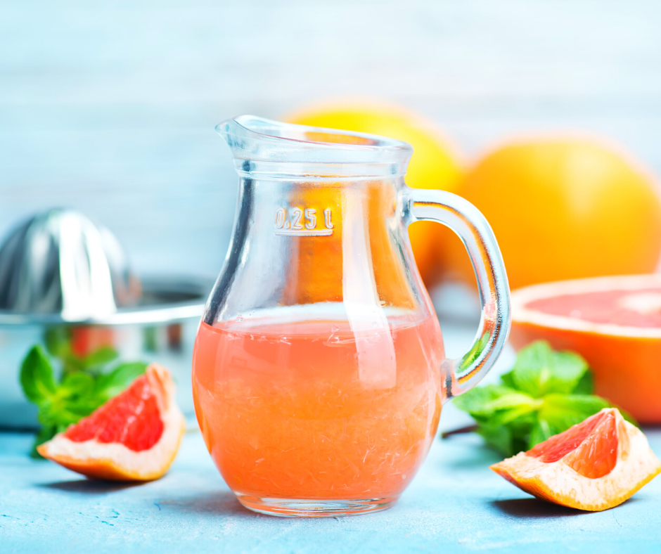 Grapefruit Juice for Dehydration.