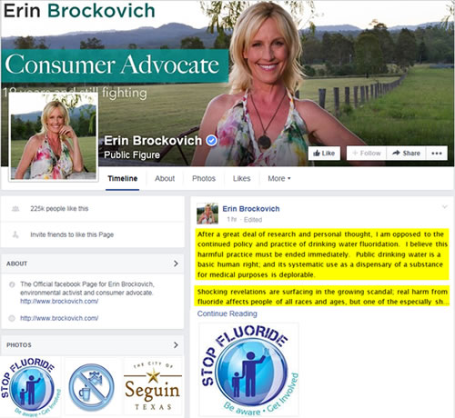 Erin Brockovich - Fluoride in Drinking water