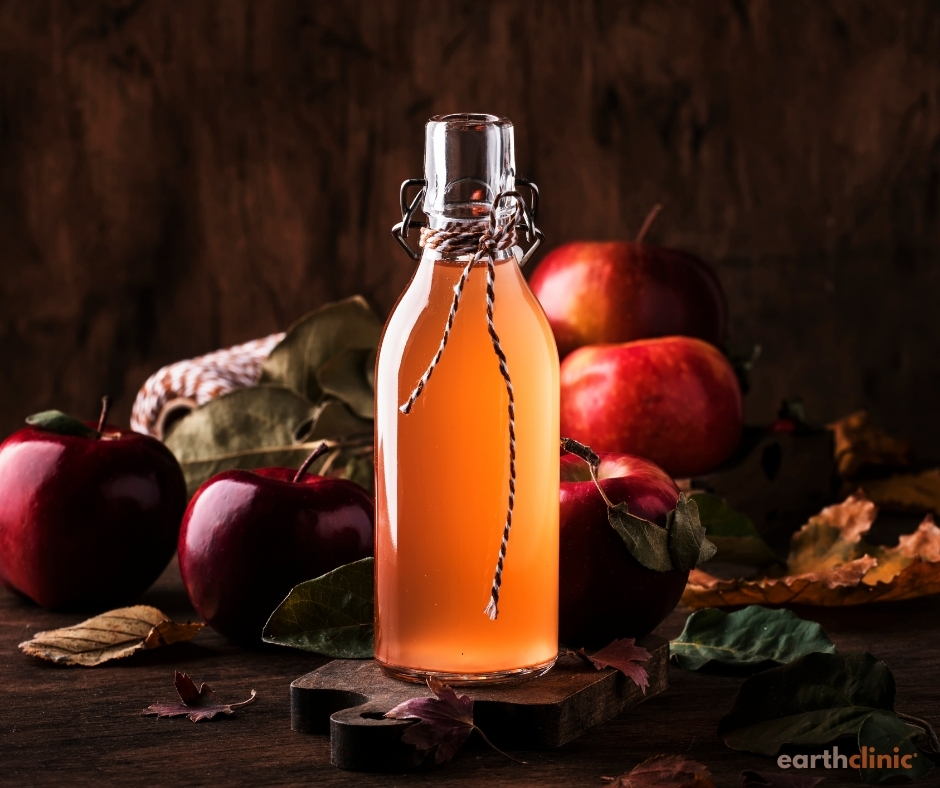 Apple cider vinegar for warts.