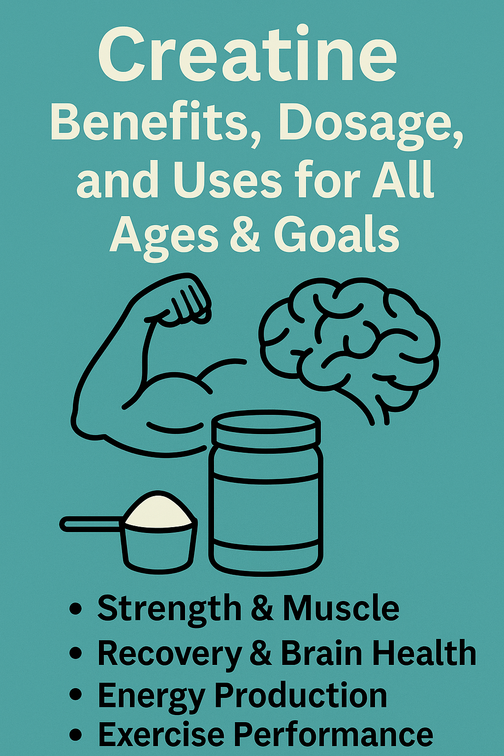 Creatine Benefits Infographic