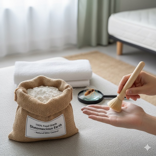 Diatomaceous Earth for Scabies.