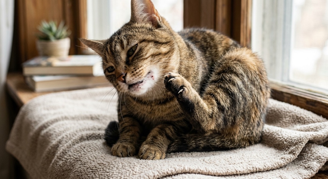 Feline Acne.