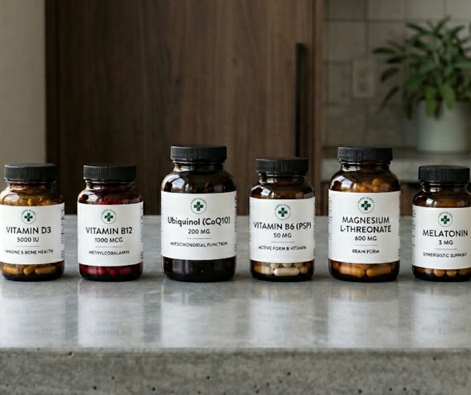 6 supplements for parkinson's support.