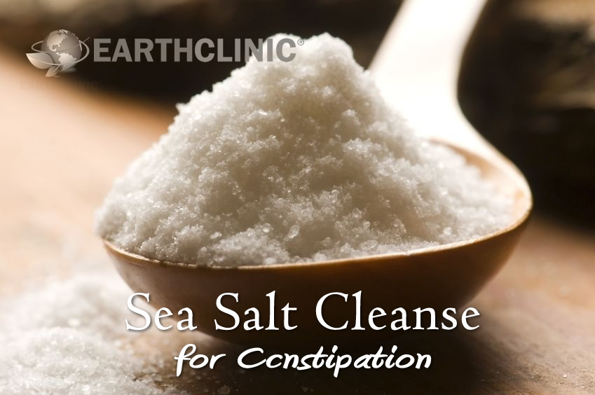 Sea Salt Cleanse for Constipation