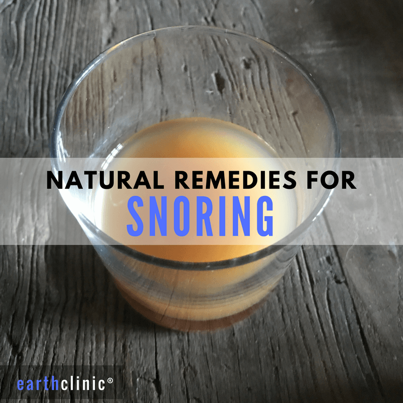 Snoring Natural Remedies